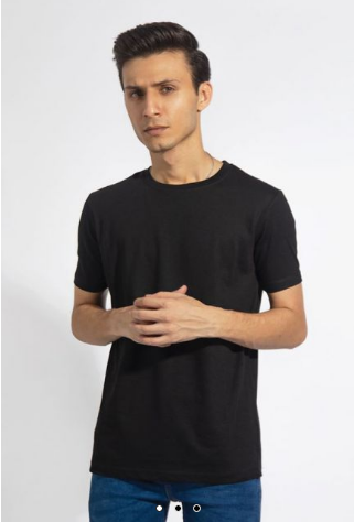 Black A - Pc Jersey - T-Shirt